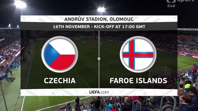 Sestřih utkání Česko - Faerské ostrovy