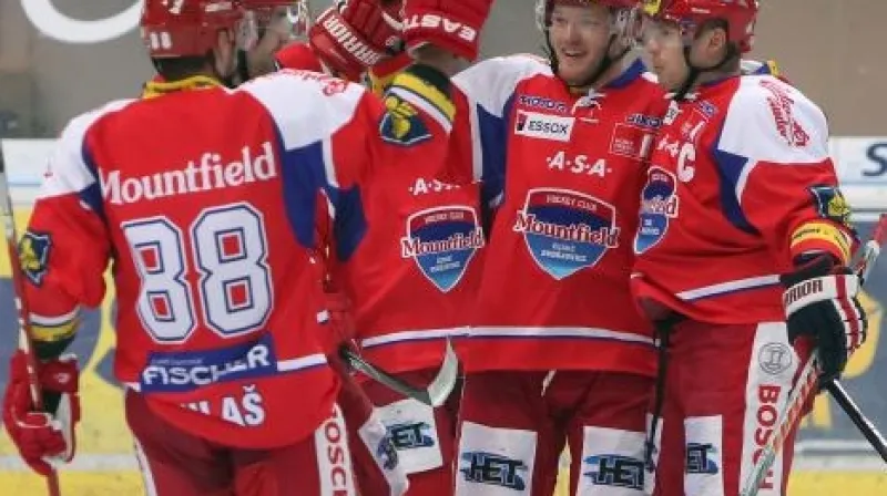 Radost hráčů Mountfieldu