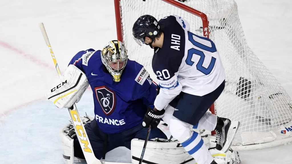 Florian Hardy v utkání s Finskem