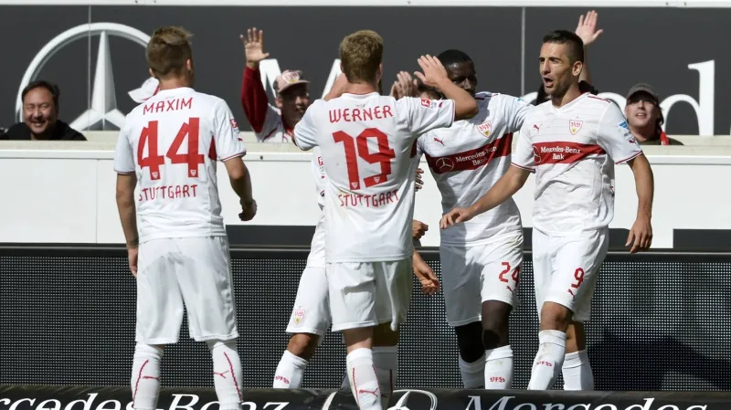 Radost fotbalistů Sttutagartu