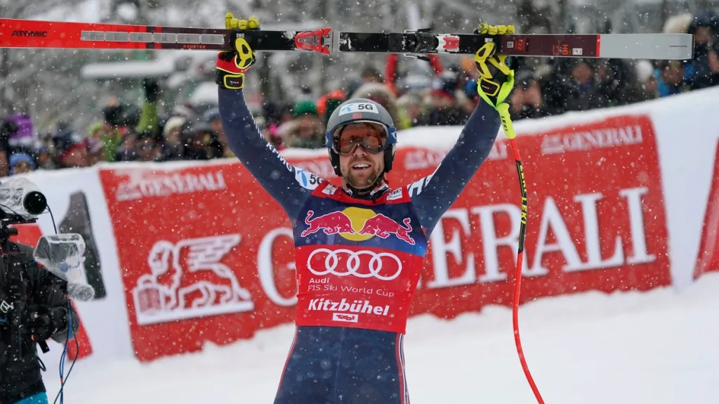 Norský sjezdař Aleksander Aamodt Kilde