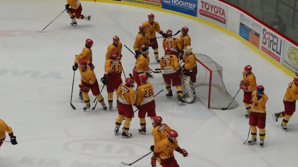 Radost hokejistů Jihlavy