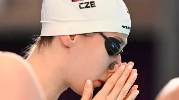 Semifinále na 50 metrů volný způsob a ohlasy Daryny Nabojčenko