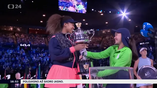 Ósakaová se na Australian Open radovala ze čtvrtého grandslamového titulu v kariéře