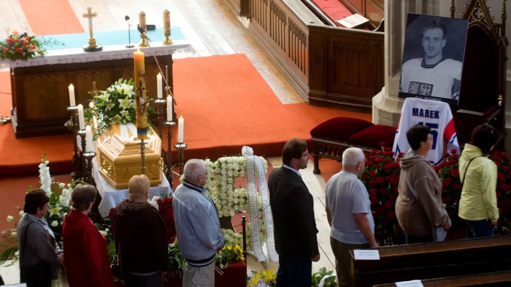 Pohřeb Jana Marka v Jindřichově Hradci