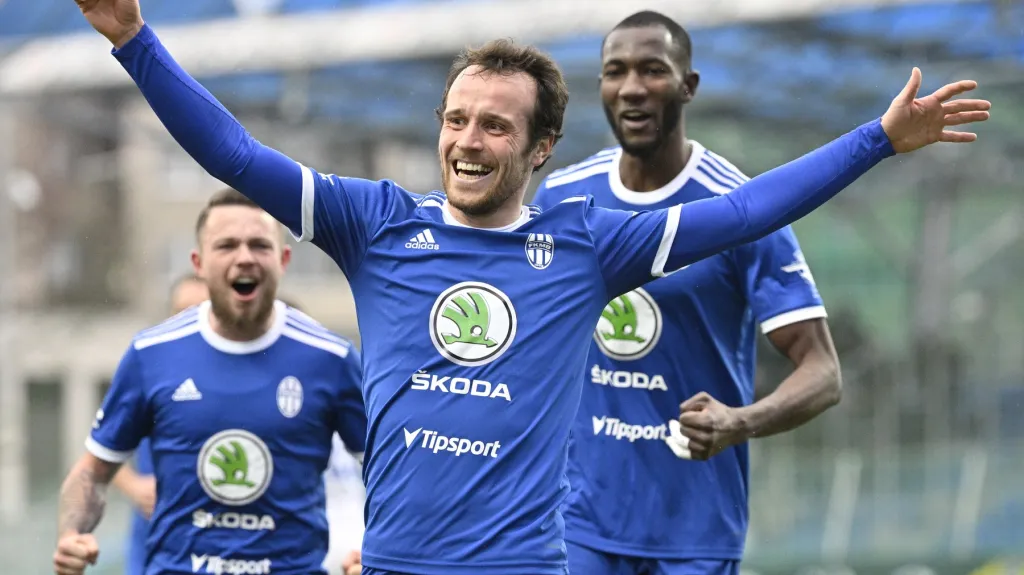 Radost fotbalistů Mladé Boleslavi