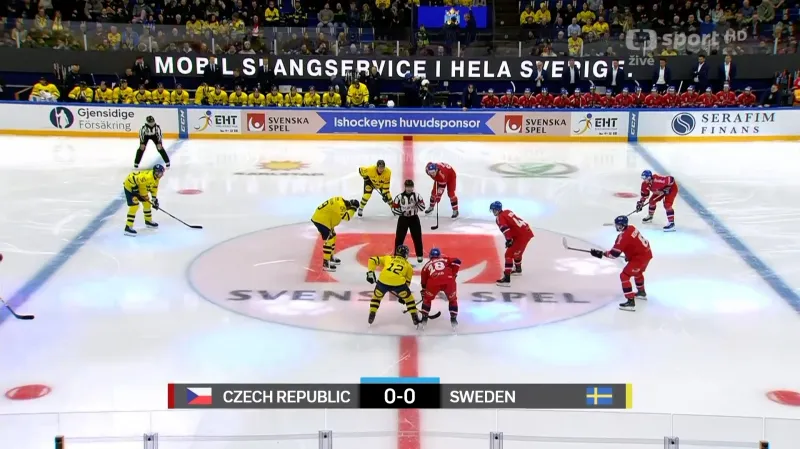 Sestřih utkání Česko – Švédsko