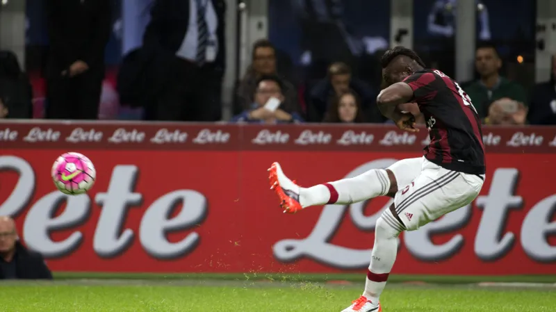 Mario Balotelli v dresu AC Milán
