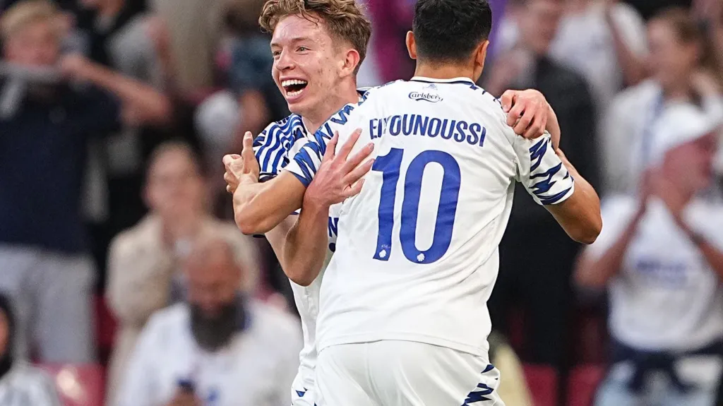 Radost fotbalistů FC Kodaň