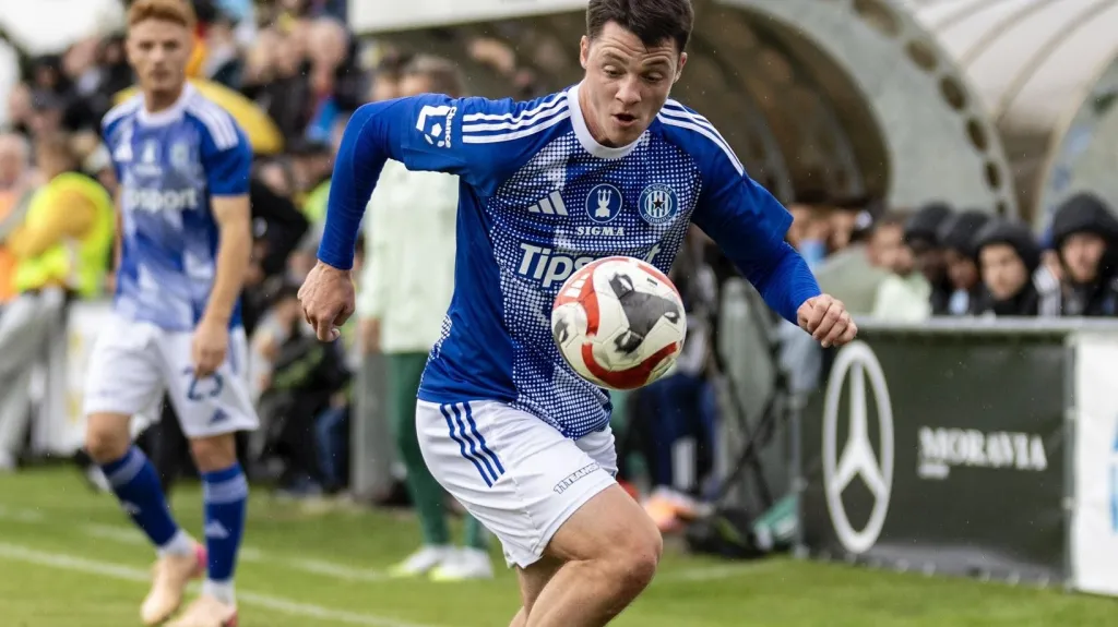 Dominik Janošek z Olomouce v akci