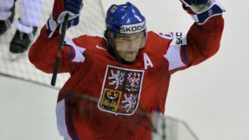 Jaromír Jágr slaví gól