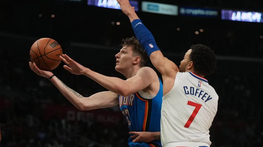 Vít Krejčí v utkání s LA Clippers