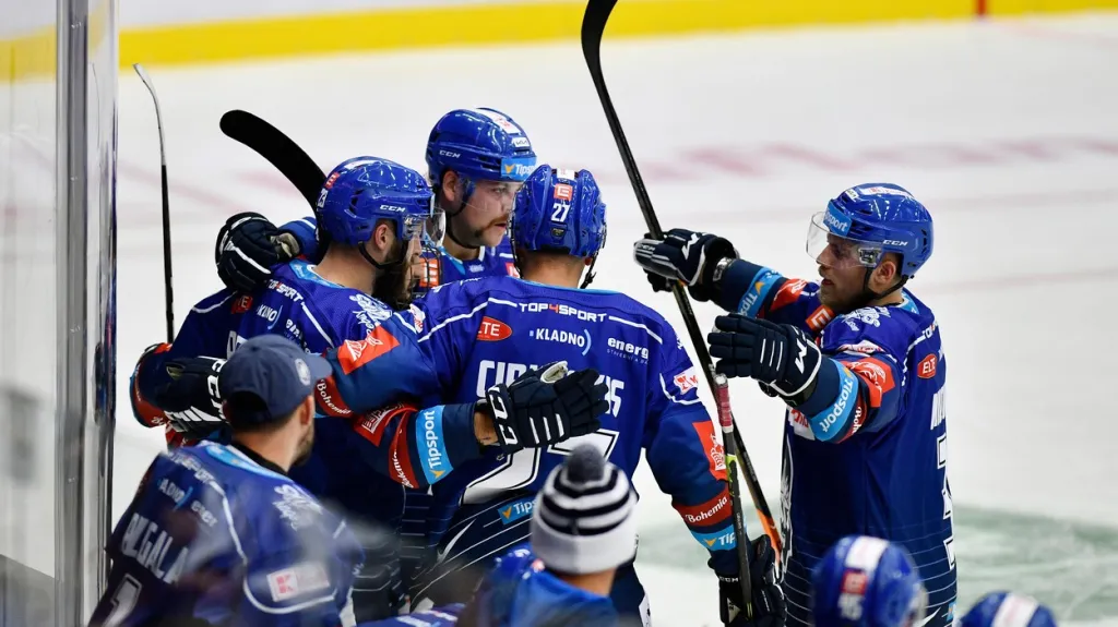 Radost hokejistů Kladna