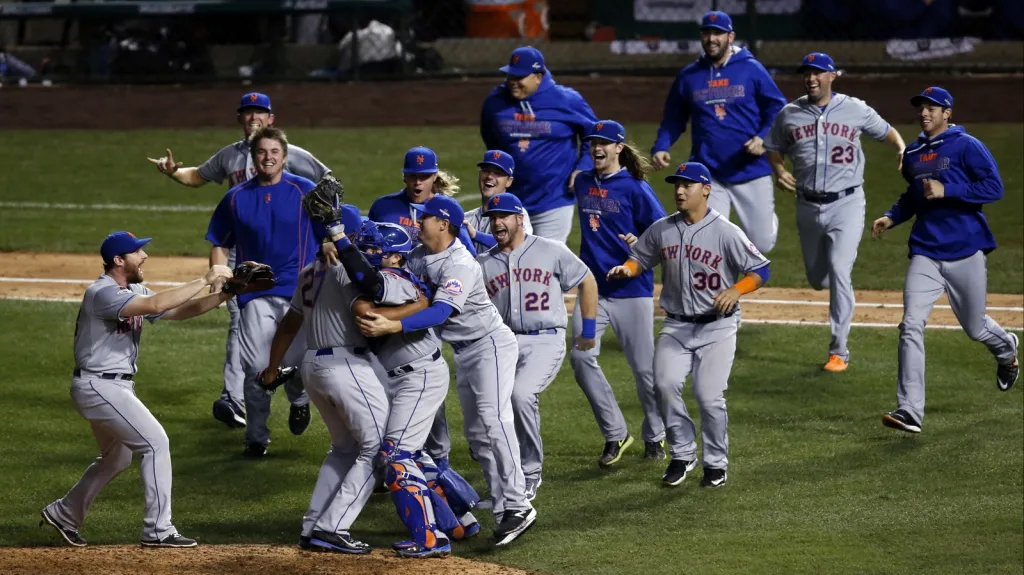 Radost baseballistů NY Mets