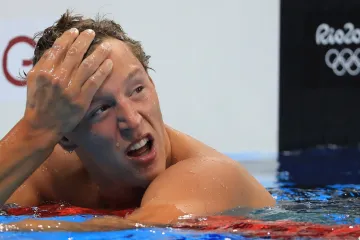 Český plavec Jan Micka