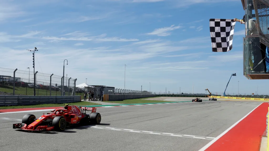 Kimi Räikkönen vyhrál GP USA