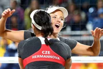 Markéta Sluková s Barborou Hermannovou