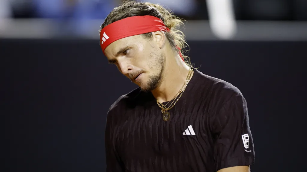 Zklamaný Alexander Zverev