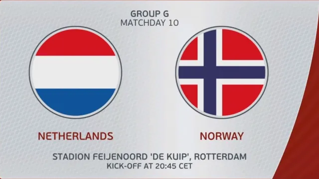 Sestřih utkání Nizozemsko – Norsko