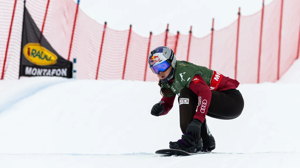 Eva Adamczyková v Montafonu