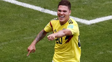 Gól v utkání Kolumbie - Japonsko: Quintero - 1:1 (39. min.)