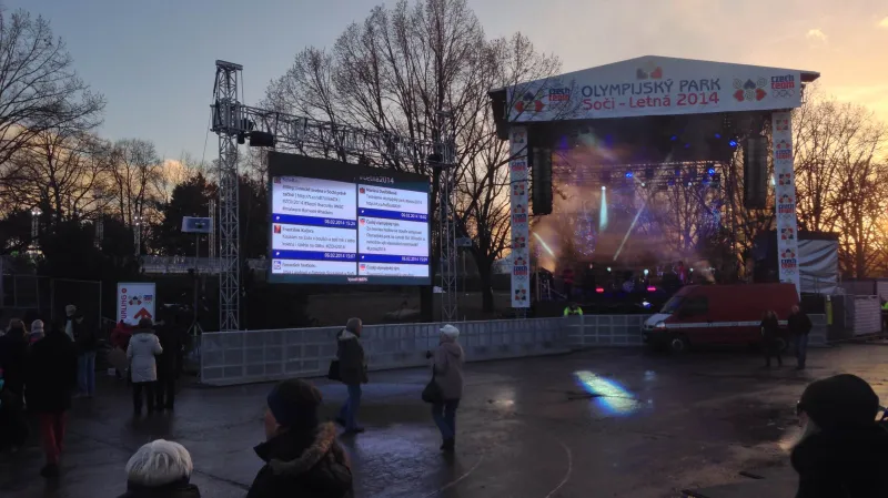 LED obrazovky na Letné