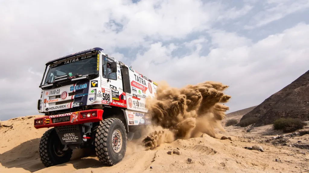 Tatra Martina Kolomého v 1. etapě Rallye Dakar