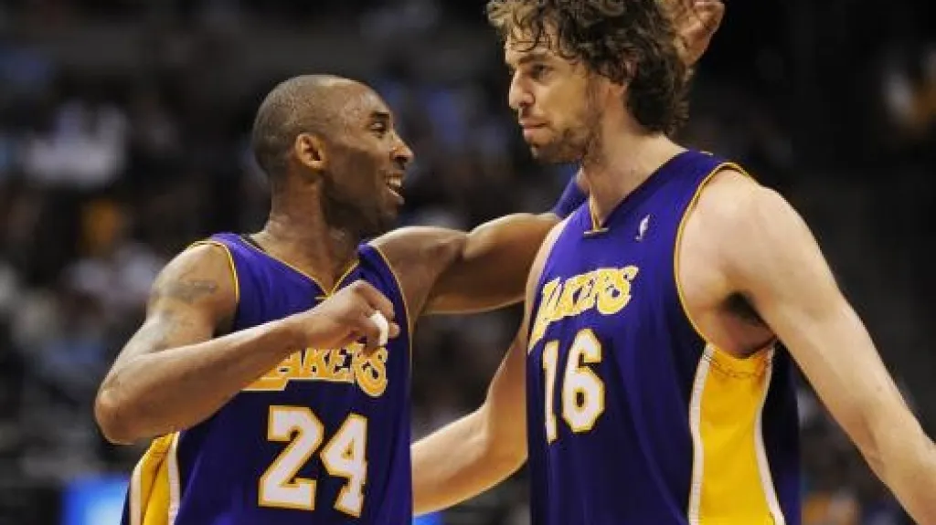 Kobe Bryant a Pau Gasol