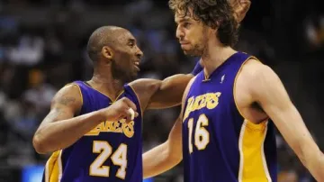 Kobe Bryant a Pau Gasol