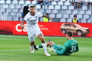 Alan Marinelli ze Slovácka a Jiří Borek z Artisu Brno