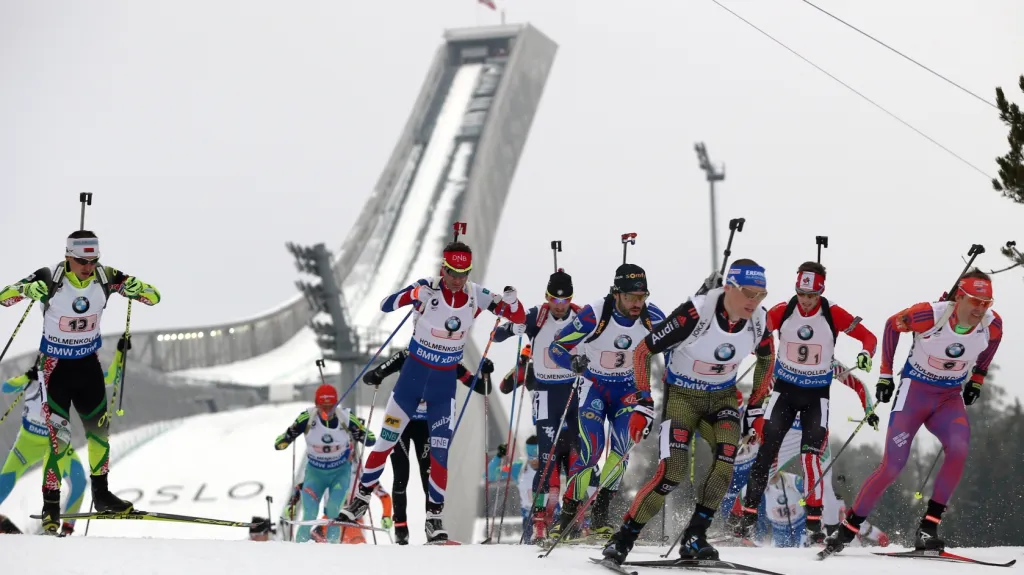 Štafeta mužů na MS v Oslu