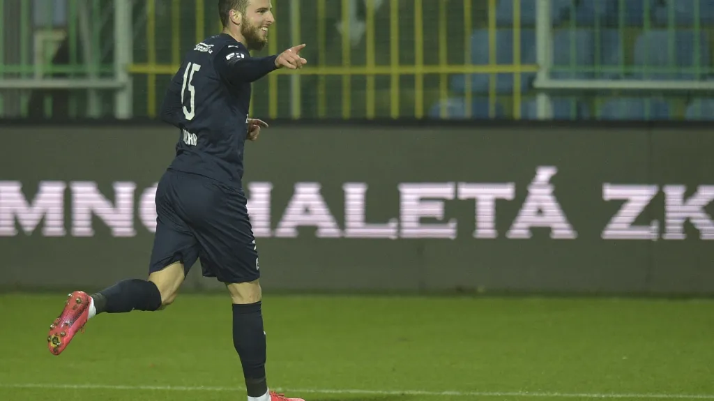 Útočník Slovácka Václav Jurečka