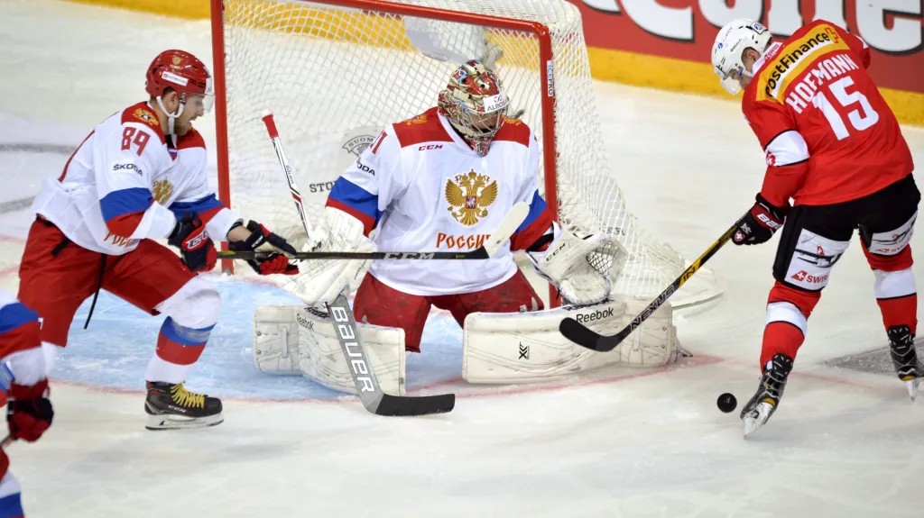 Utkání Švýcarsko - Rusko 