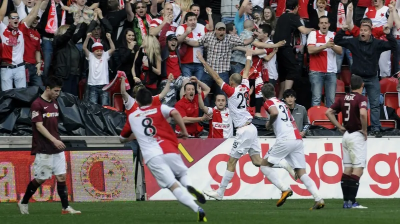 Utkání Slavia - Sparta