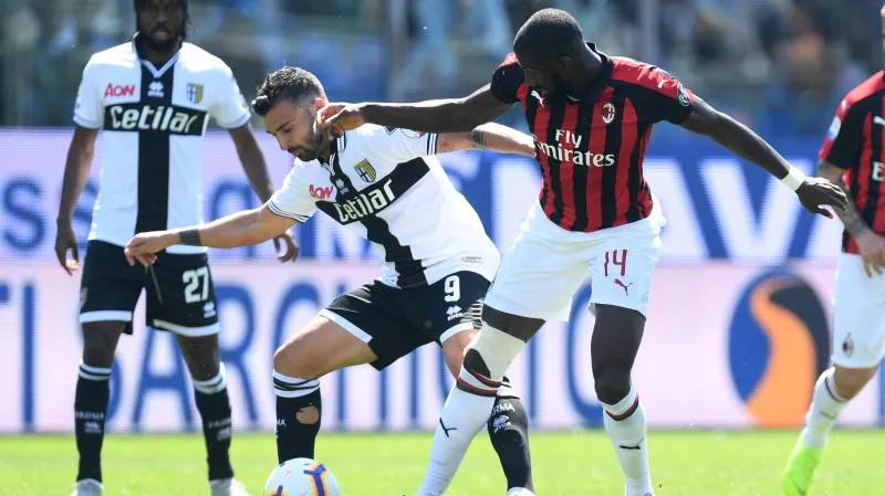 Utkání Parma - AC Milán