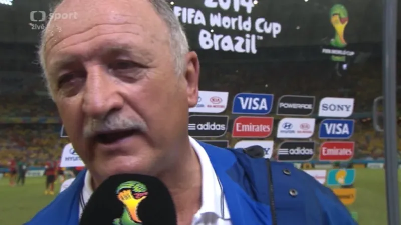 Brazilský kouč Scolari: Utkání hodnotím pozitivně