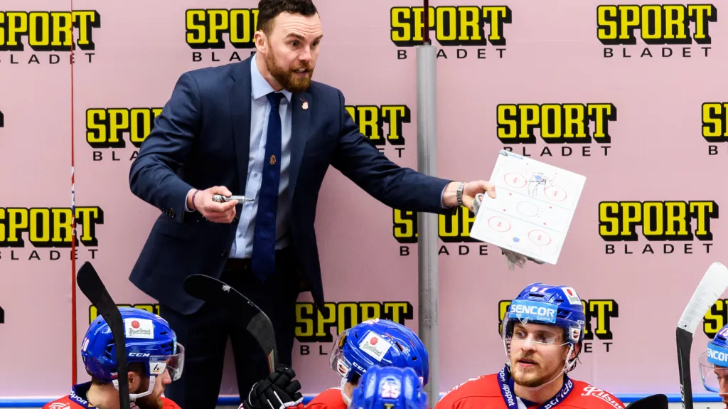 Trenér hokejové reprezentace Filip Pešán