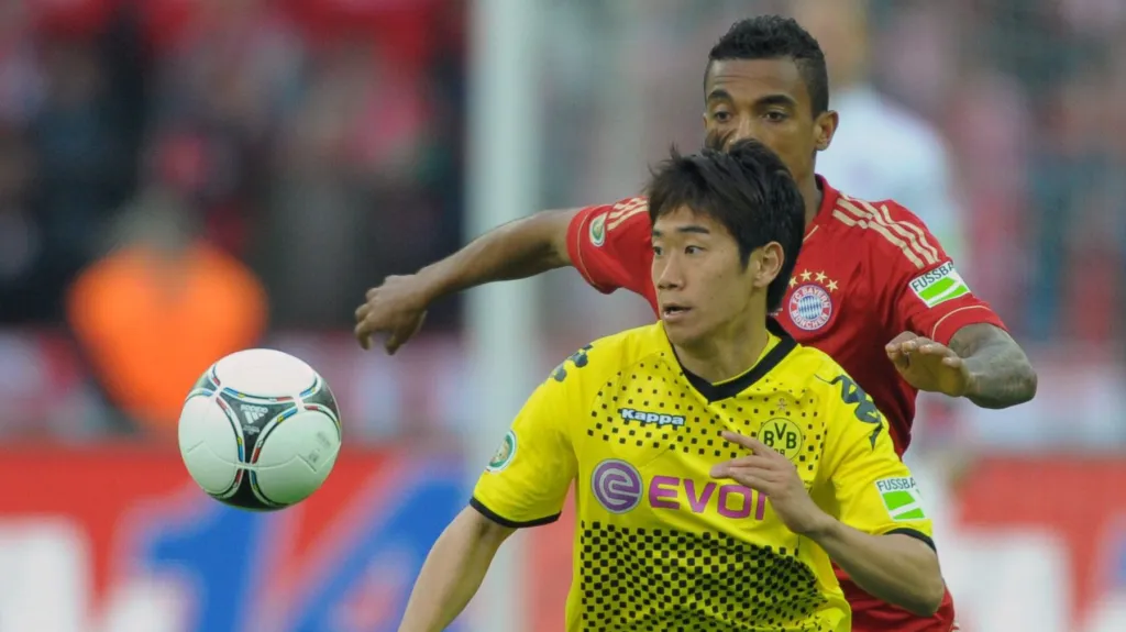 Shinji Kagawa v dresu Dortmundu