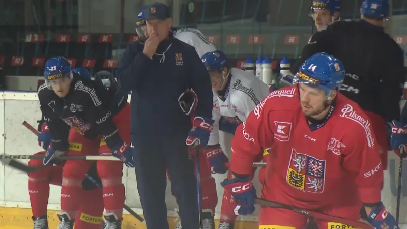 Hokejisté absolvovali poslední trénink před Finskými hrami s netradičním publikem