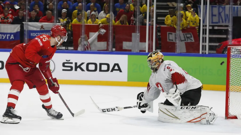 Utkání Rusko - Švýcarsko