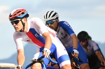 Michael Kukrle na olympijské trati