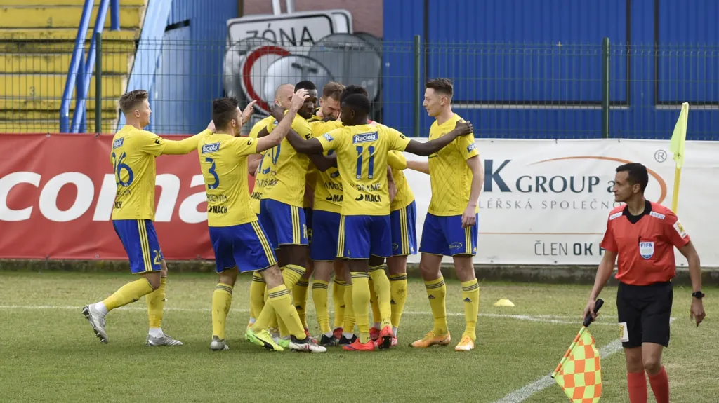 Radost fotbalistů Zlína