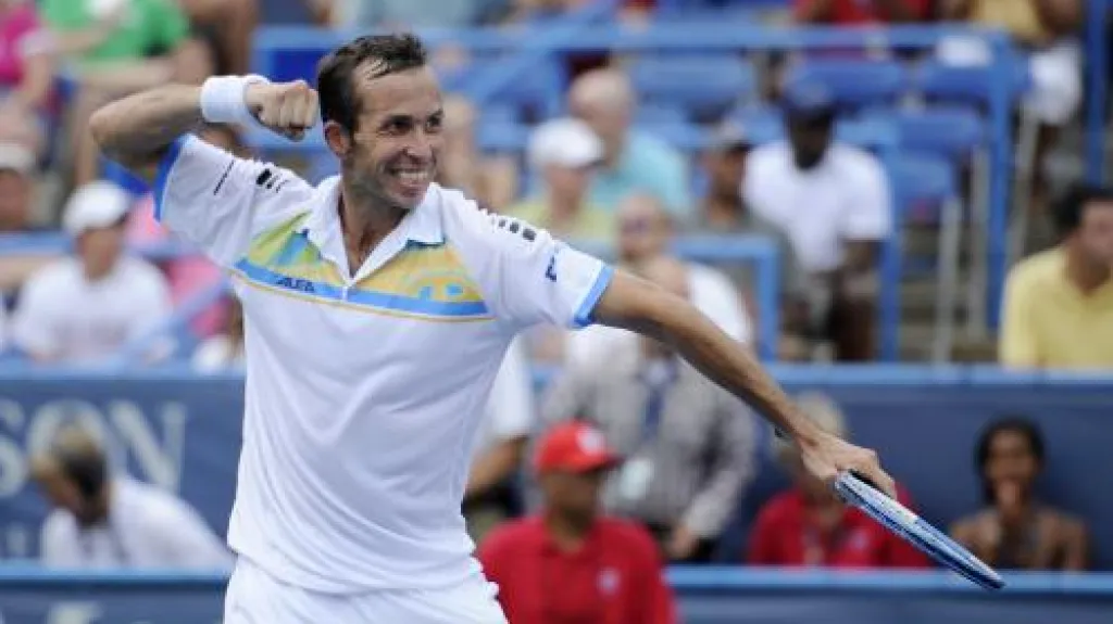 Vítězný Radek Štěpánek