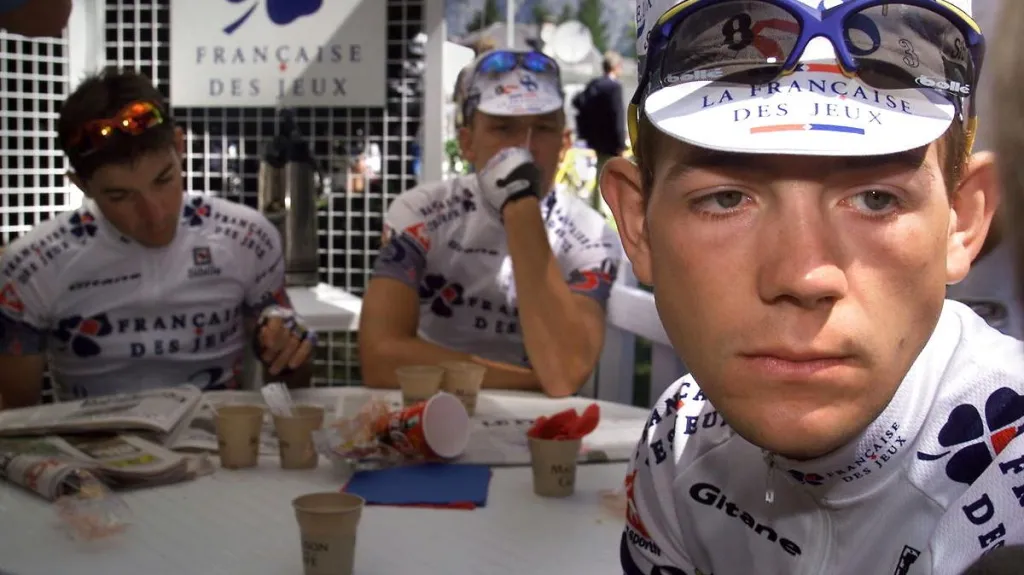 Christophe Bassons v dresu FDJ na Tour 1999