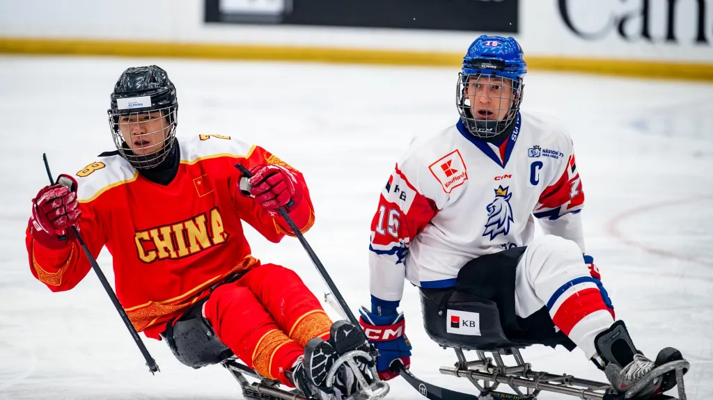 Kapitán parahokejistů Radek Zelinka