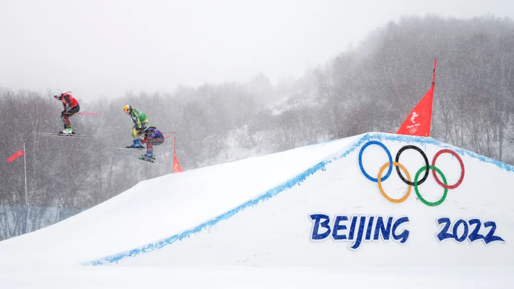 Závod skikrosařek na olympijských hrách v Pekingu