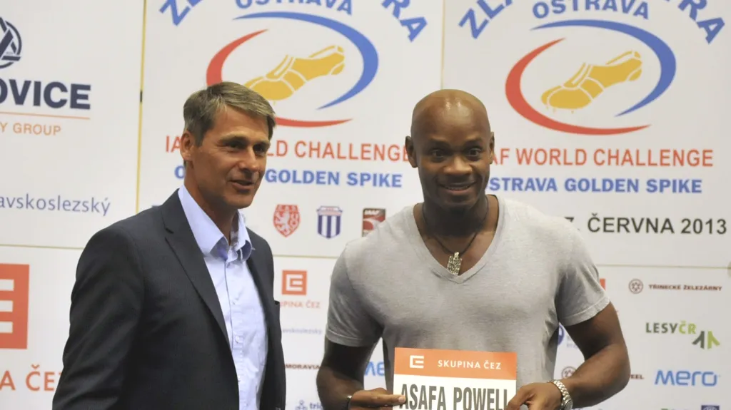 Jan Železný a Asafa Powell