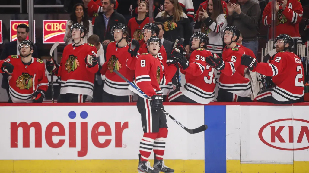 Dominik Kubalík slaví svou branku