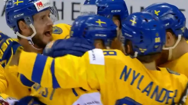 Gól v utkání Finsko – Švédsko: Klingberg – 1:1 (3. min.)