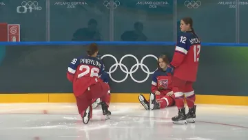 České hokejistky absolvovaly poslední trénink před startem turnaje